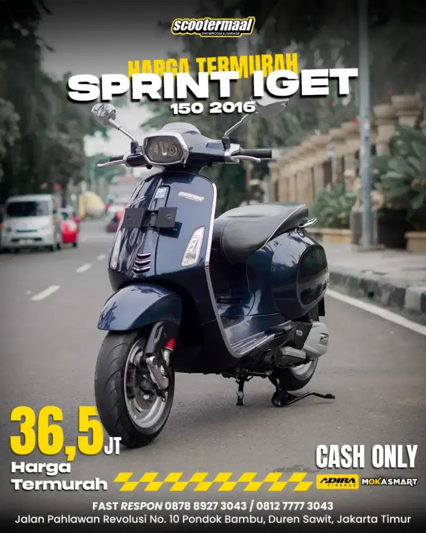 PIAGGIO VESPA SPRINT IGET 150 2016 PERFECT CONDITION