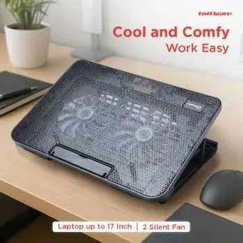 Cooling Pad Laptop Kipas Pendingin 2 Fan 17 Inch