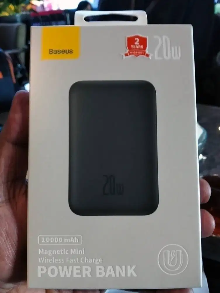 Powerbank Baseus 10000mAh 20W PD PPCX07 Magnetic Mini Wireless Fast