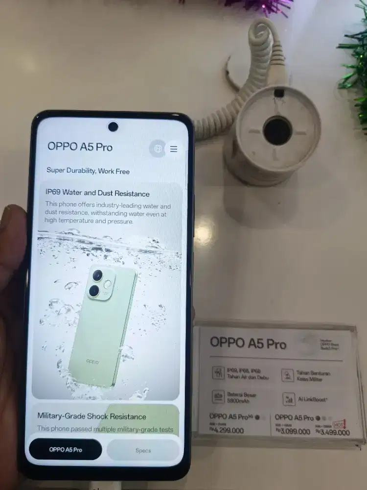 Kredit Oppo A5 Pro 5G Ram 8GB Rom 256GB tanpa DP