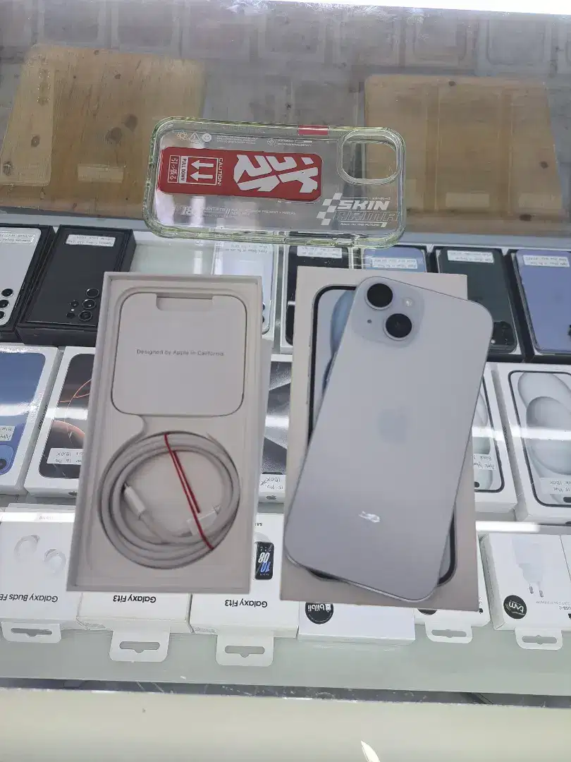 Second IPhone 15 256GB Blue Ex IBOX Mulus Like New Fullset Nego
