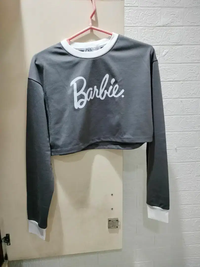 Atasan crop top Merk ZARA