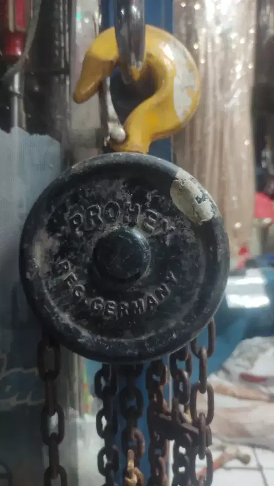 TAKEL KEREKAN/CHAIN BLOCK/KATROL RANTAI 2 TON PROHEX MADE IN GERMAN