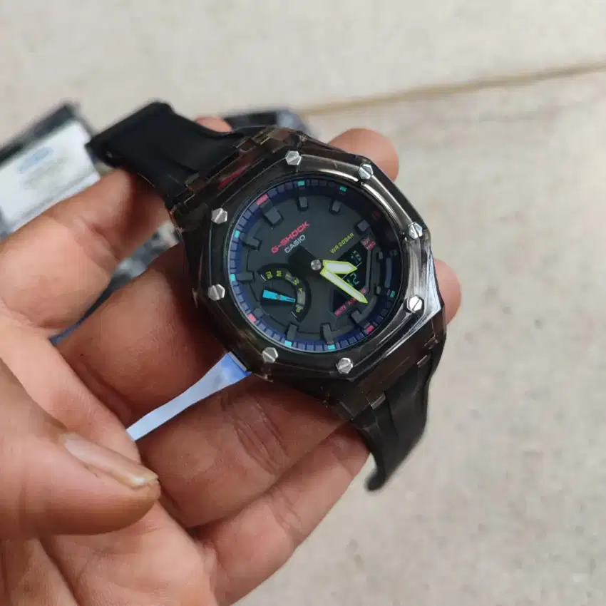 Casio G shock Original  Gshock GA 2100 RGB Mod Royal Oak