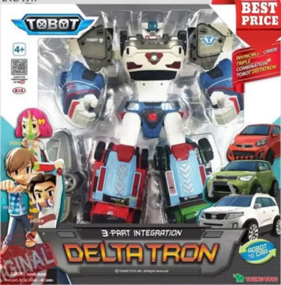 Mainan Tobot Deltatron Jumbo Original