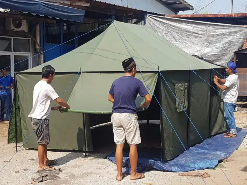 Tenda Peleton 3x4 , 4x6 , 6x14 meter. Ready stok Palembang. Bisa cod