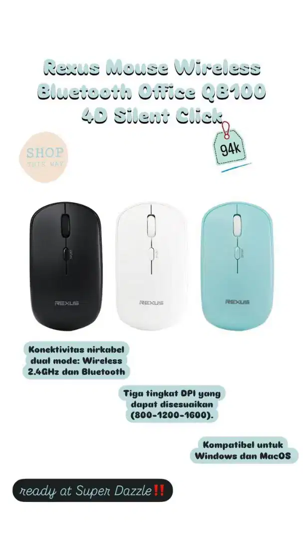 Mouse rexus QB100