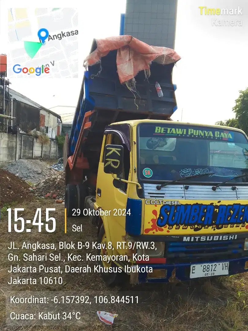 Jasa angkut, urug, buang puing dan sampah proyek