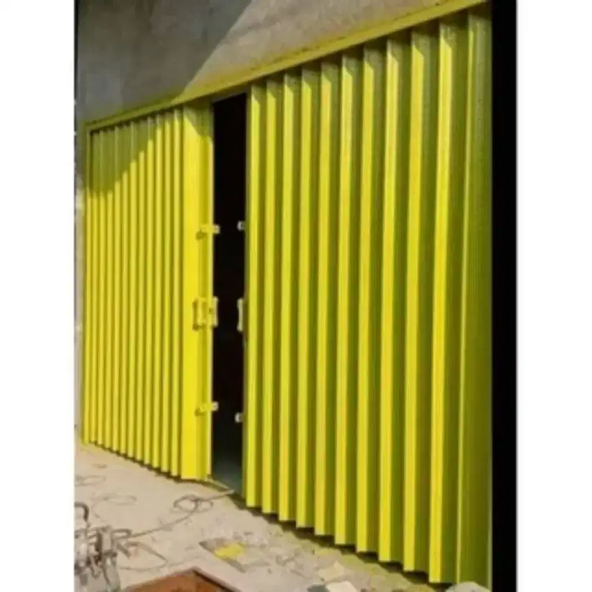 Pintu pengaman ruko folding gate dan rolling door