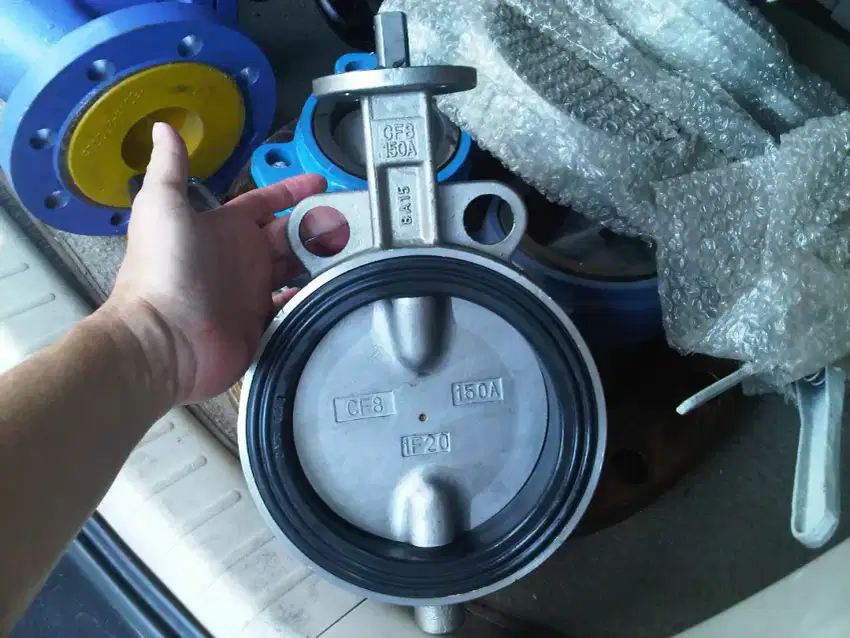 Butterfly Valve Size 6 Body & Disc SS304 Seat Epdm