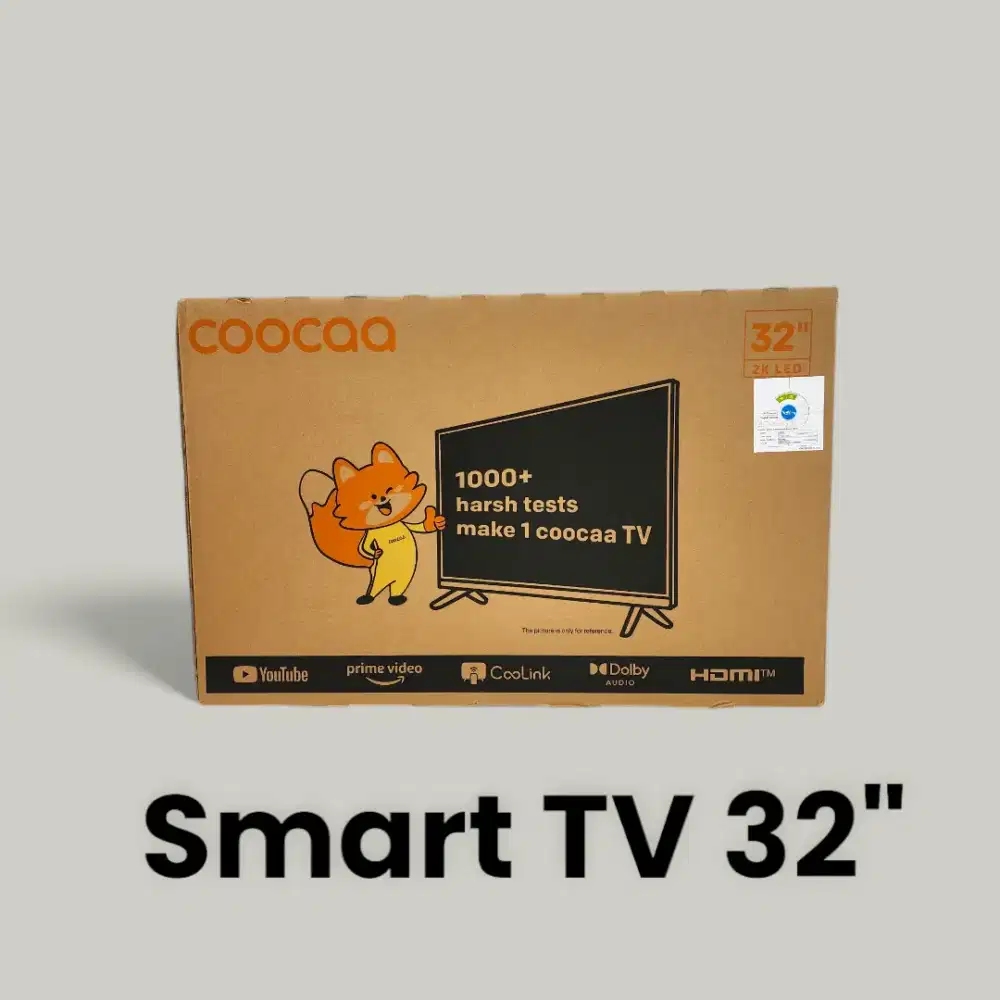 Smart TV Coocaa 32inci - masih segel baru siap antar