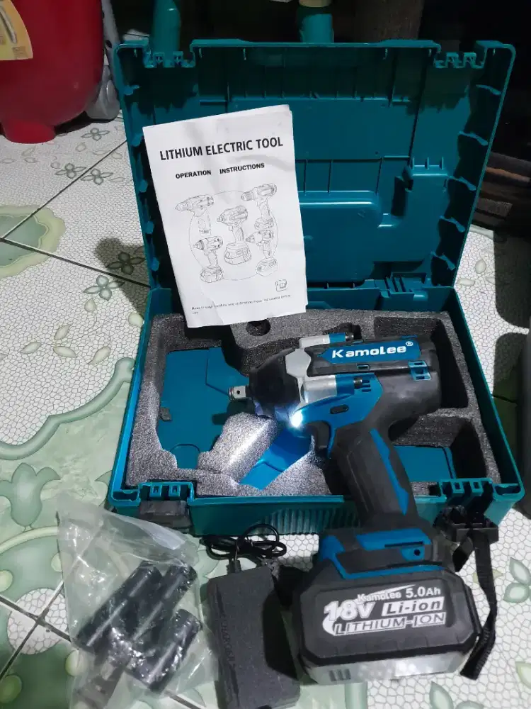 Mesin impact wrench kamolee 1800nm baru