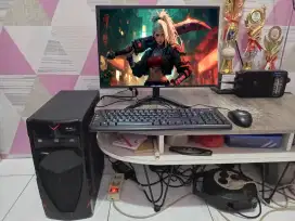 PC GAMING DESIGN + LCD + RAM 8 GB + HD 500 GB + GAMES FILM APP