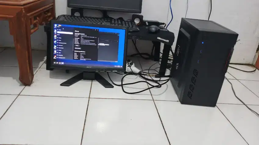Pc build up lenovo i3 4130 gaming editing fullset timggal pake