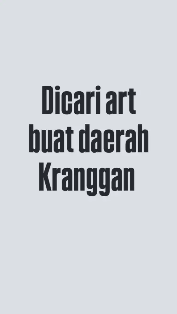 Lowongan kerja dirumah