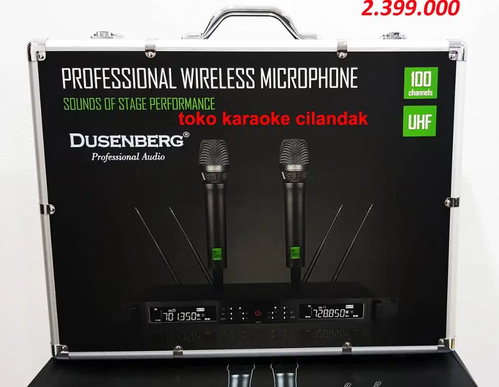 MICROPHONE WIRELESS 2 MIC baguss