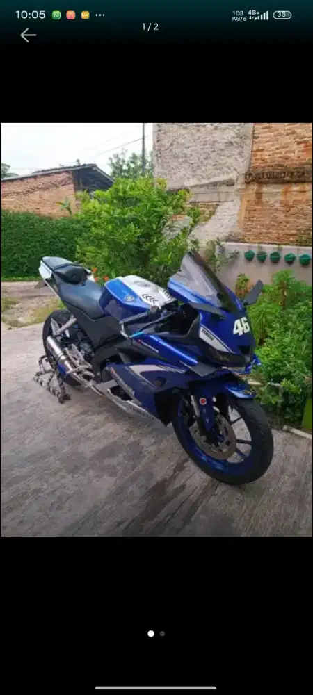 R15 V3 jarang di pake, bonus proliner ori