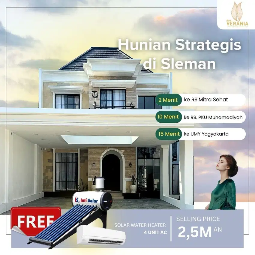 Rumah 2 M an Super Mewah Yogyakarta Include Private Pool
