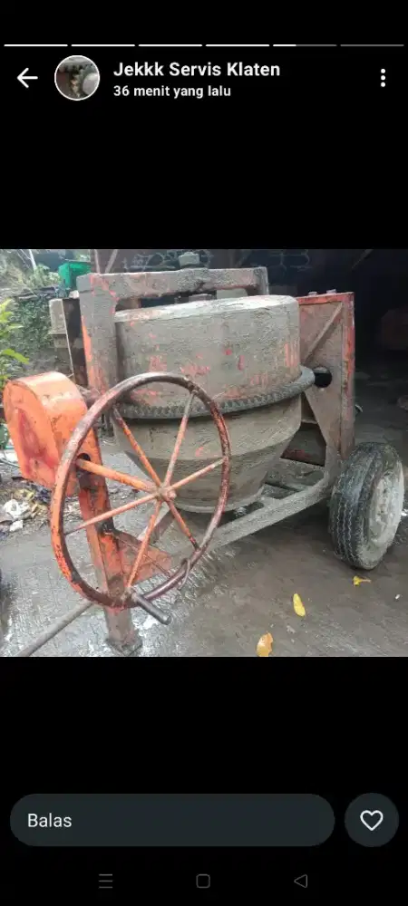Jual beli molen cor semen baru dan bekas bisa tukar tambah