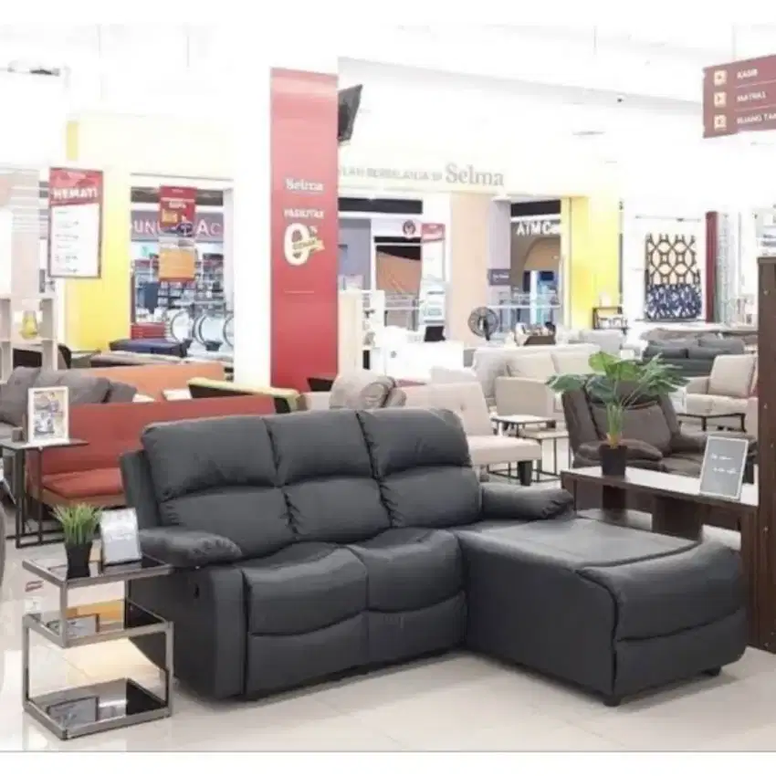 Turun harga sofa L recliner by selma