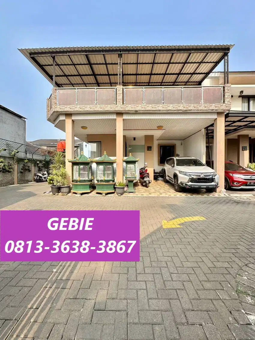 Rumah Hook Dalam Cluster Area Dekat Stasiun Sudimara Bintaro RN-15813
