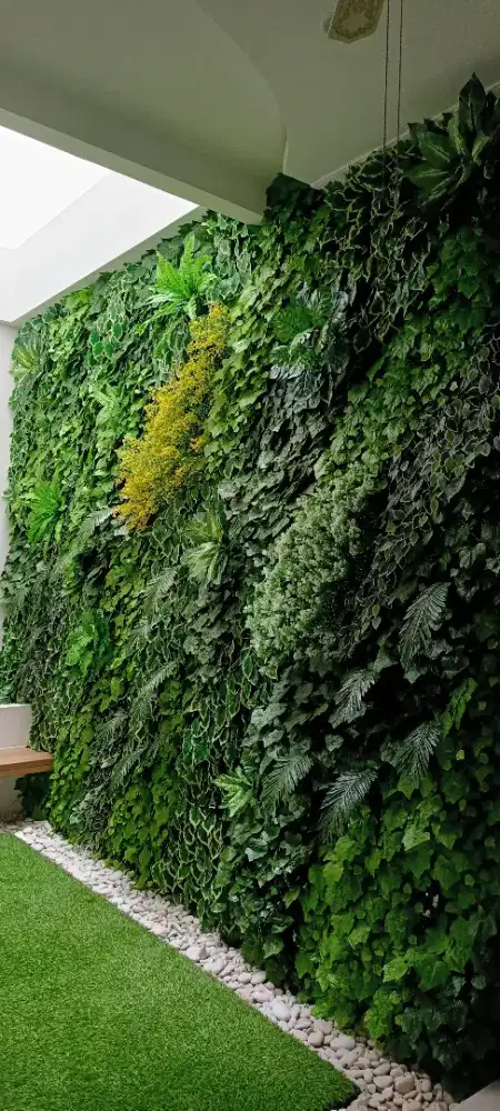 VERTICAL GARDEN SINTETIS - TAMAN VERTIKAL SINTETIS