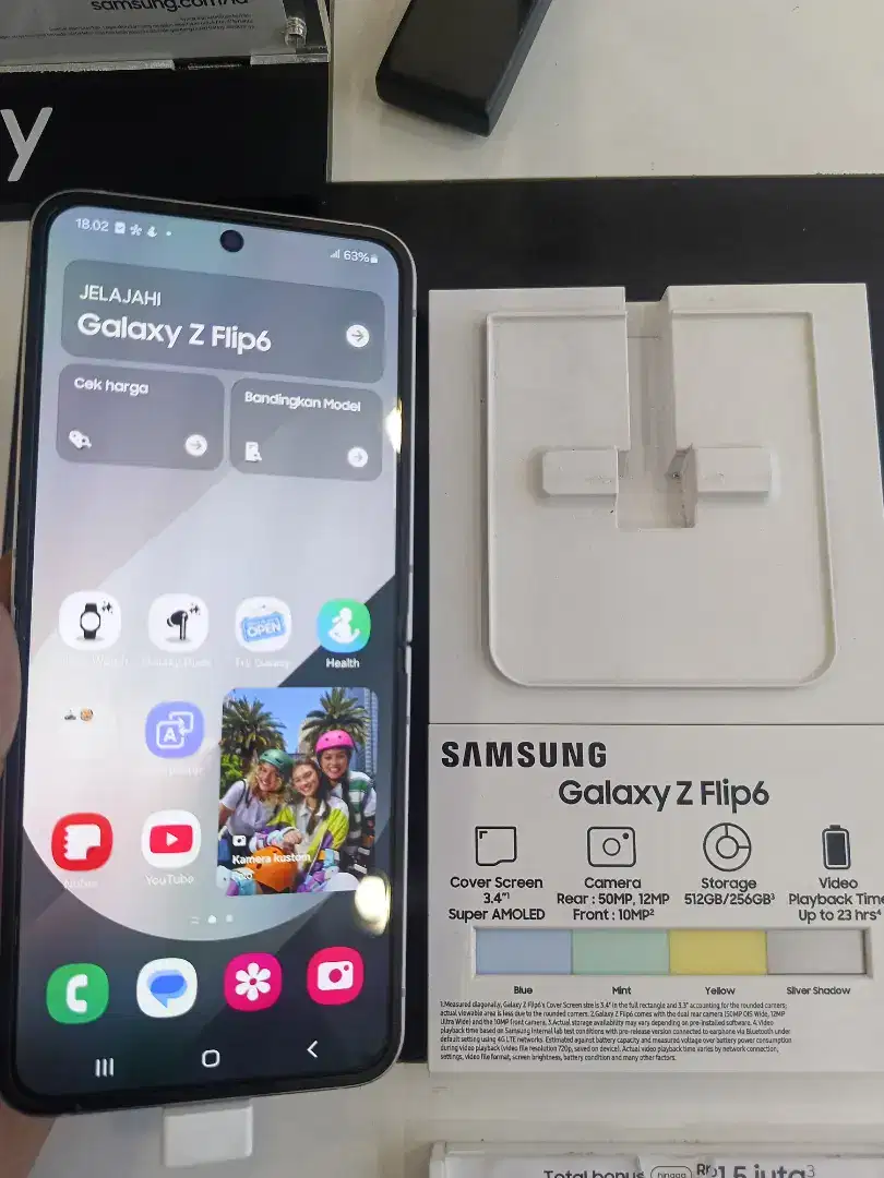 Kredit Samsung Zflil 6 Ram 12GB Rom 256GB tanpa DP