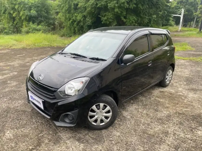 Low KM Daihatsu Ayla 1.0 D+ Bensin-MT 2019 Hitam AGSV