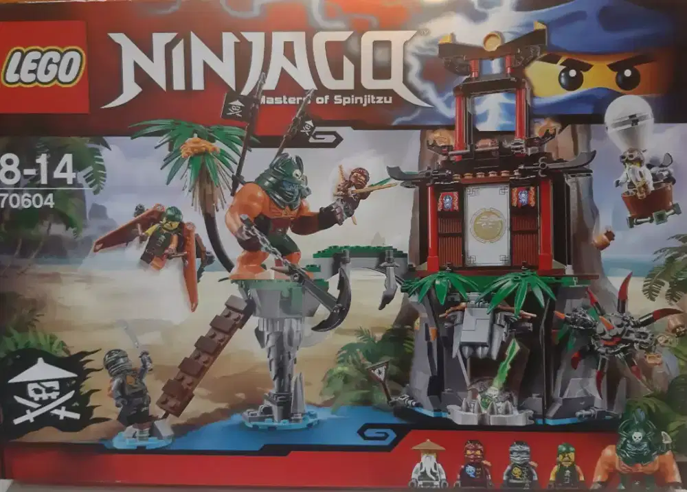 Lego Ninjago 70604 Temple Masters Of Spinjitzu Original
