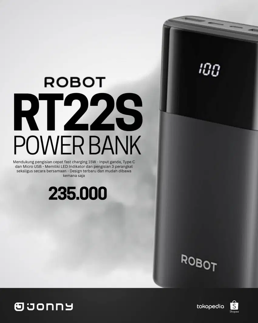 Robot Power Bank RT22S 20000mAh