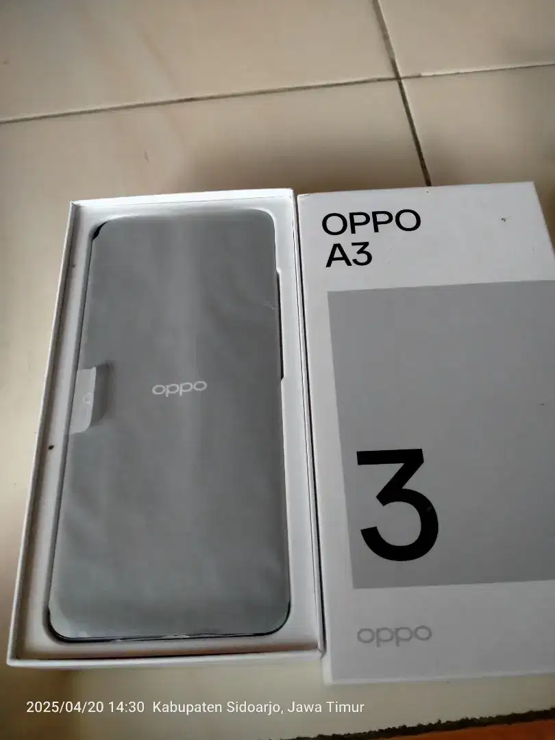Jual hp oppo open dus a3 masih mulus pool