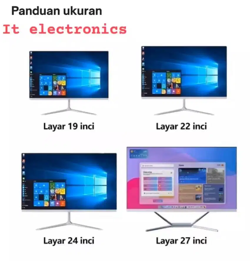 PC all in one CORE I3-CORE I7