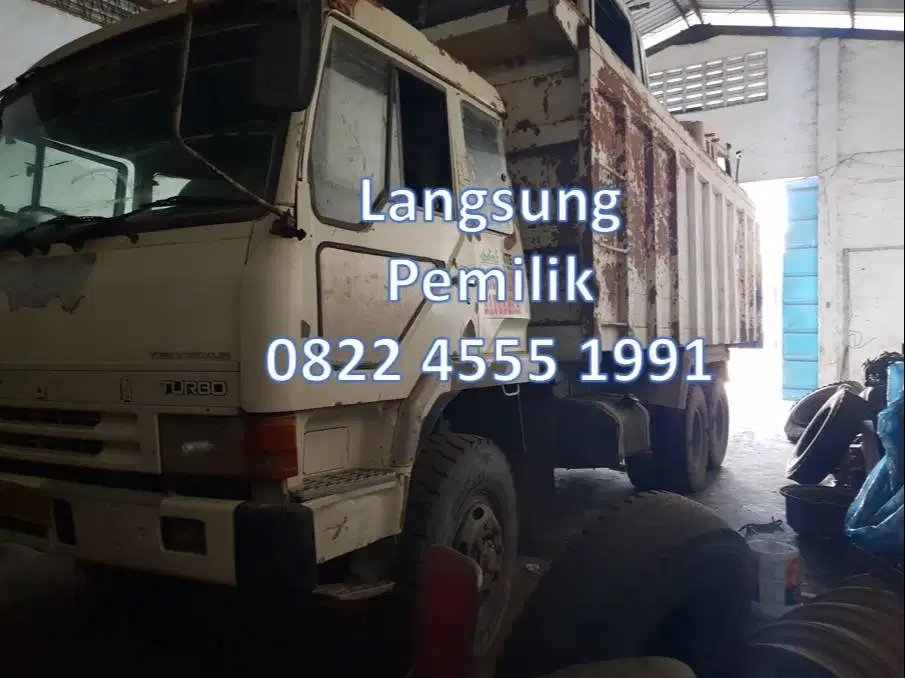 Fuso Dump Dum Truk 2007 6D22 6D24 Langsung Pemilik