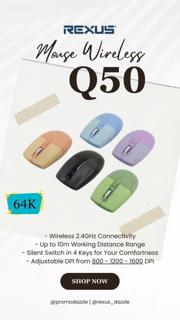 Mouse Rexus Q50