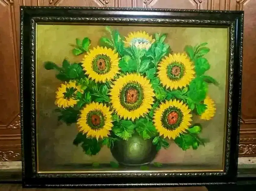 lukisan media canvas