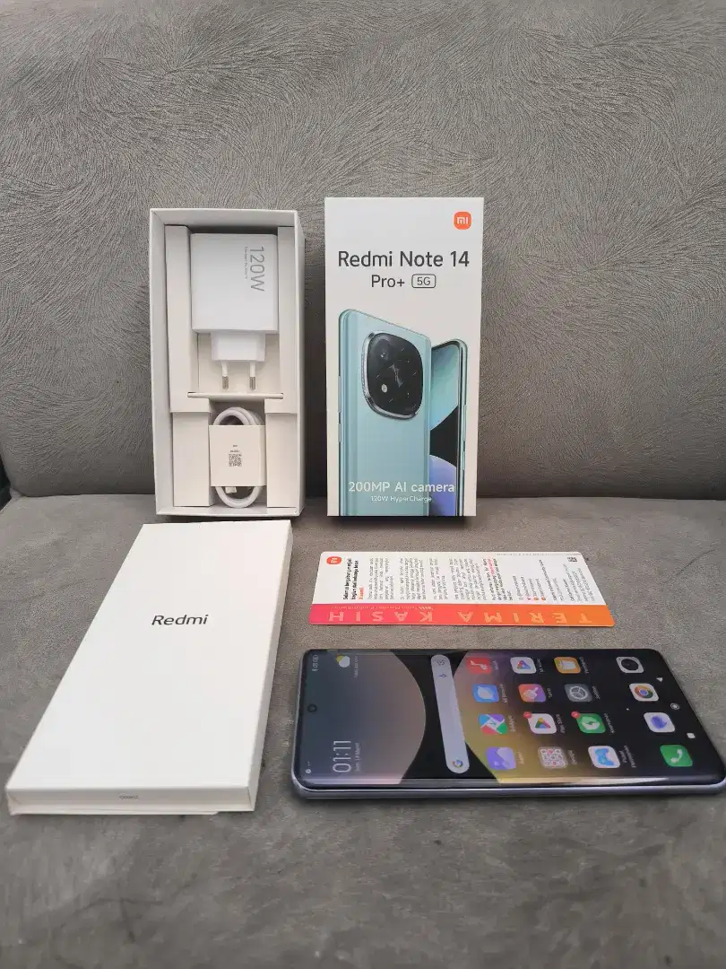 Redmi Note 14 Pro Plus 12/512GB Fullset Mulus Bisa TT