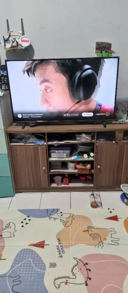 jual cepat meja tv kompatibel 43 inch meja custom