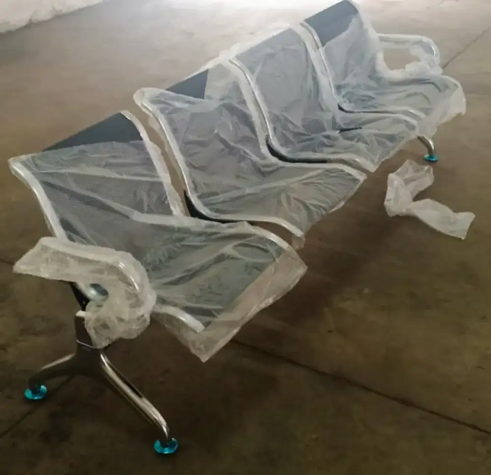 Kursi Tunggu, Kursi Bandara, Kursi Apotek, Kursi 4 Dudukan Baru