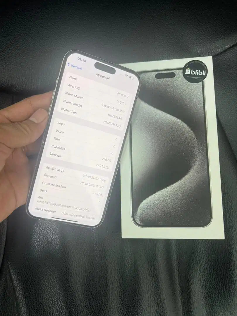 Iphone 15 pro max 256Gb like new