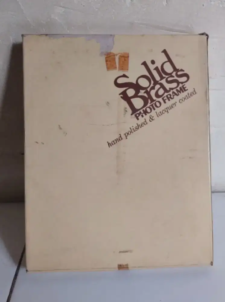 Solid brass photo frame by bowon