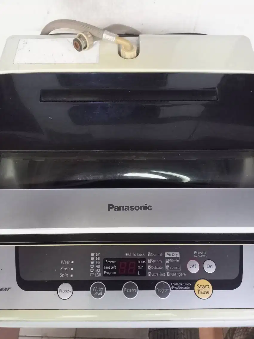 mesin cuci panasonic NA-F852B second kondisi normal