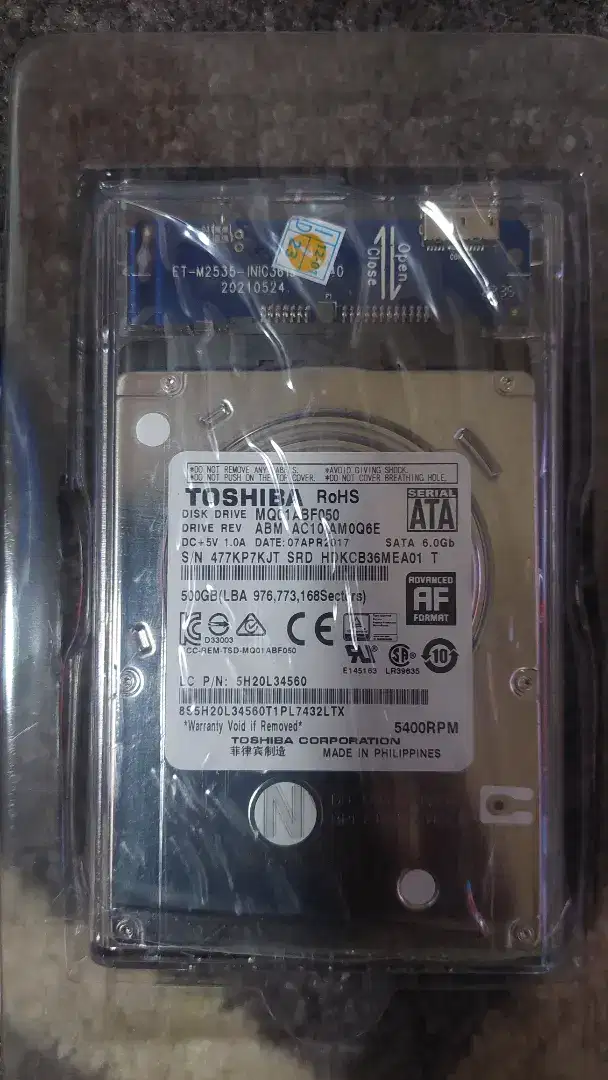 Hardisk Internal Toshiba 500GB