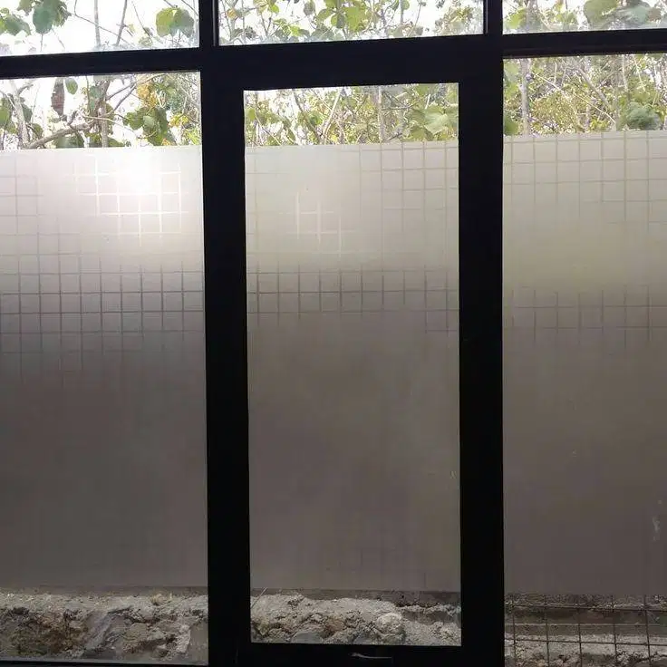 Stiker kaca/sanblas/oneway/riben,costum ukuran corak/stiker cermin