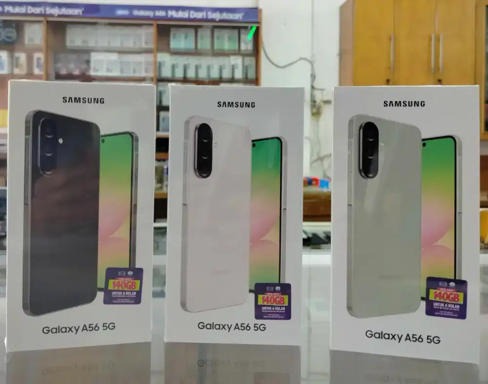 New Segel Samsung A56 5G RAM 8/256GB
Brg Segel Ori,Garansi Resmi 1TH