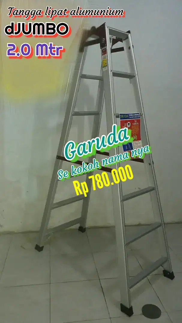 Tangga lipat alm GARUDA 2.0 Mtr.