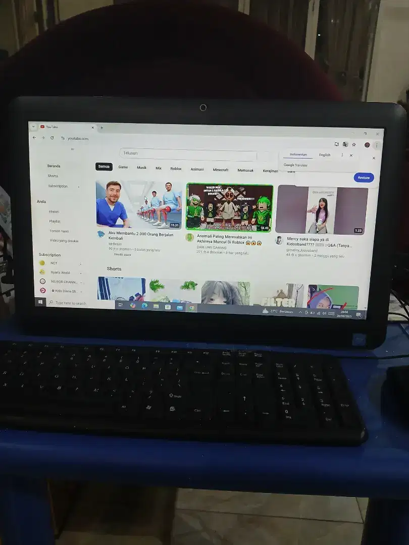Asus All in one pc ada batreinya ajib