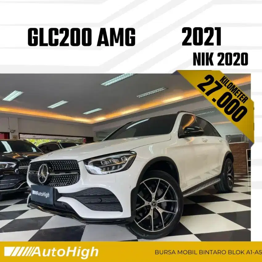 DP10% [Km27.000] GLC200 AMG 2020 White / GLC 200 Reg 2019 #AUTOHIGH