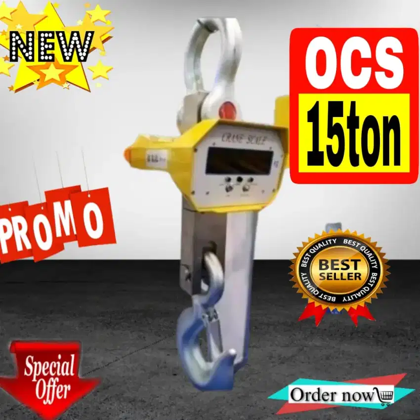 Timbangan gantung digital  ocs 15ton 15000kg crane scale 15ton