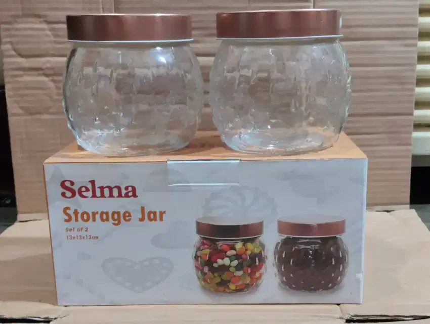 Toples 2 set storage jar