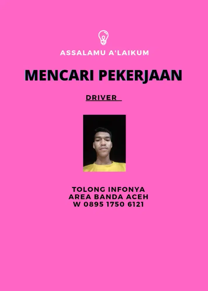 Info kerja saboh driver